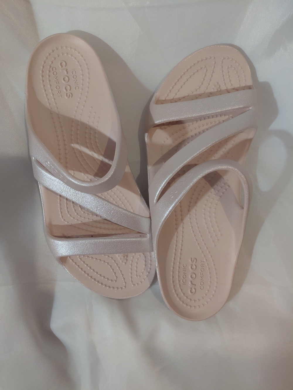 Crocs Women’s Isabella Slide Sandal - Light Pink BOGO